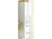 Midischrank >Akron I< in chromglänzend aus Glas - 30x121,2x33cm (BxHxT)