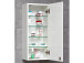 Medizinschrank >Adan< in Weiß aus Glas - 70x20cm (HxT)