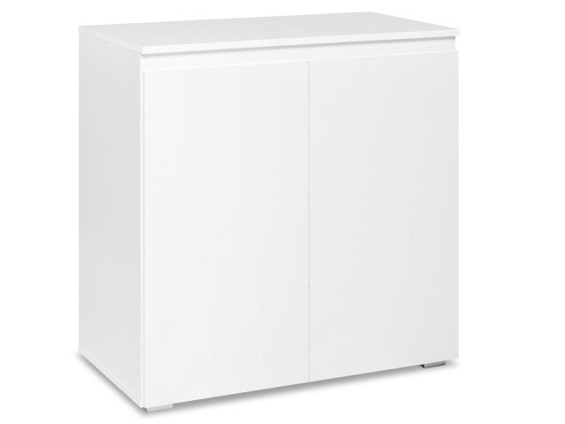 Kommode >Ravenna< in Weiß Matt - 80x80x40cm (BxHxT)