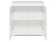 Kommode >Ravenna< in Weiß Matt - 80x80x40cm (BxHxT)