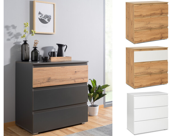Kommode >Ravenna< - 80x80x45cm (BxHxT)
