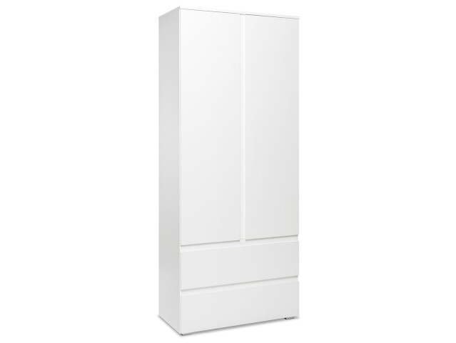 Mehrzweckschrank >Ravenna< in Weiß/Matt - 80x191x40cm (BxHxT), 219,95 €