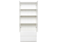 Mehrzweckschrank >Ravenna< in Weiß/Matt - 80x191x40cm (BxHxT)