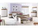 Drehtürenschrank >Silvana< in Weiß matt Lack - 100x147x40 (BxHxT)
