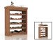 Weinregal >Vision< in Acana aus Akazie - 85x105x35cm (BxHxT)