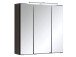 Spiegelschrank >Bologna II< in Weiß aus Metall - 60x66x20cm (BxHxT)