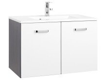 Waschtisch-Set >Bologna IV< in Weiß/Hochglanz...