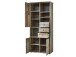 Hochschrank >Britta< in Driftwood Nachbildung aus Kunststoff - 83x188x39 (BxHxT)