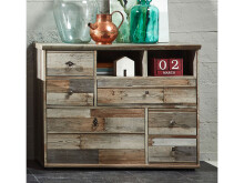 Kommode >Britta< in Driftwood Nachbildung aus Kunststoff - 99x80x39cm (BxHxT)