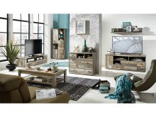 Kommode >Britta< in Driftwood Nachbildung aus Kunststoff - 99x80x39cm (BxHxT)