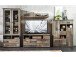 Highboard >Britta< in Driftwood Nachbildung aus Kunststoff - 99x133x39cm (BxHxT)
