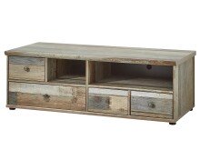 TV-Board >Britta< in Driftwood Nachbildung aus Kunststoff - 130x43x52cm (BxHxT)