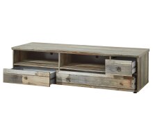 TV-Board >Britta< in Driftwood Nachbildung aus Kunststoff - 162x43x52cm (BxHxT)