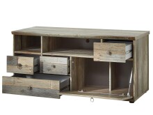 TV-Board >Britta< in Driftwood Nachbildung aus Kunststoff - 130x61x52cm (BxHxT)