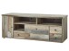 TV-Board >Britta< in Driftwood Nachbildung aus Kunststoff - 162x61x52cm (BxHxT)