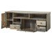 TV-Board >Britta< in Driftwood Nachbildung aus Kunststoff - 162x61x52cm (BxHxT)