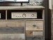 TV-Board >Britta< in Driftwood Nachbildung aus Kunststoff - 162x61x52cm (BxHxT)