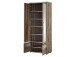 Garderobenschrank >Britta< in Driftwood Nachbildung - 78x188x40 (BxHxT)
