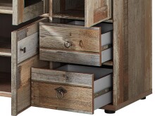 Garderobenschrank >Britta< in Driftwood Nachbildung - 109x188x40 (BxHxT)