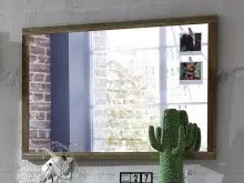 Wandspiegel >Britta< in Driftwood Nachbildung -...