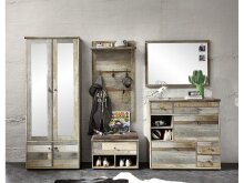 Sitzbank >Britta< in Driftwood Nachbildung aus Kunststoff - 67x47x40cm (BxHxT)