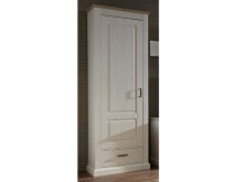 Hochschrank >Lima< in Pinie Hell aus Metall - 69x204x42cm (BxHxT)