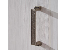 Hochschrank >Lima< in Pinie Hell aus Metall - 69x204x42cm (BxHxT)
