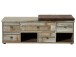 Sitzbank >Britta< in Driftwood Nachbildung aus Kunststoff - 130x47x40cm (BxHxT)