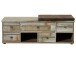 Sitzbank >Britta< in Driftwood Nachbildung aus Kunststoff - 130x47x40cm (BxHxT)
