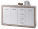 Sideboard >Lisetta< in Sonoma-Eiche - 152x88x37cm (BxHxT)