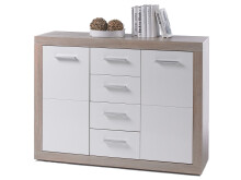 Kommode >Lisetta< in Sonoma-Eiche - 117x88x37cm...