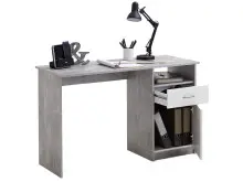 Schreibtisch >Jaden I< in Weiß - 123x76,5x50cm (BxHxT)