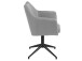 Esszimmerstuhl >Neri< in Schwarz aus Metall - 58x86x57cm (BxHxT)