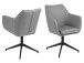 Esszimmerstuhl >Neri< in Schwarz aus Metall - 58x86x57cm (BxHxT)