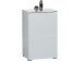 Kommode >Suzette< in Weiß aus MDF - 50x80x40cm (BxHxT)
