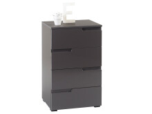 Kommode >Suzette< aus MDF - 50x80x40cm (BxHxT)