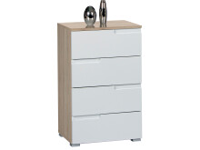 Kommode >Suzette< aus MDF - 50x80x40cm (BxHxT)