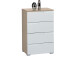 Kommode >Suzette< aus MDF - 50x80x40cm (BxHxT)