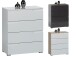 Kommode >Suzette< aus MDF - 65x80x40cm (BxHxT)