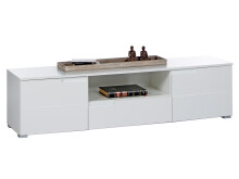 TV-Board >Suzette< in Weiß aus MDF -...