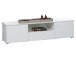 TV-Board >Suzette< in Weiß aus MDF - 165x42x40cm (BxHxT)