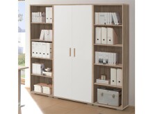 Büro-Set >Clermont< in Sonoma-Eiche/Weiß...