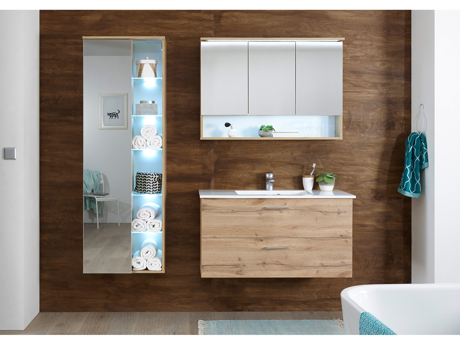 Badezimmer (3-teilig) "Bella I", 662,95