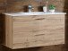 Badezimmer-Set >Bella< (3-teilig) in Wildeiche aus Glas - 165x190x45cm (BxHxT)