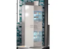 Vitrine >Marion< in Beton aus Glas - 90x197x37cm...