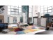 Vitrine >Marion< in Beton aus Glas - 90x197x37cm (BxHxT)