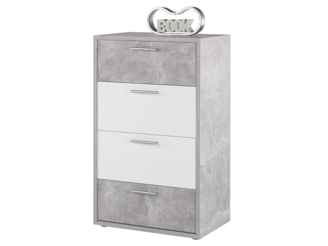 Kommode >Marion< in Beton - 64x104x37cm (BxHxT)