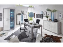 Sideboard >Rio de Janeiro< in Beton - 147x89x37cm (BxHxT)