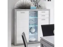 Highboard >Rio de Janeiro< in Beton aus Glas -...
