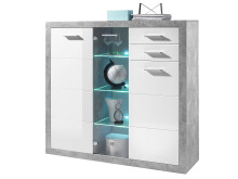 Highboard >Rio de Janeiro< in Beton aus Glas -...